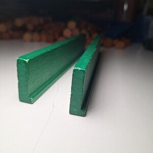 Lincoln Logs Green Roof Pieces 8 Inch Billboard Storefront Sign Replacement